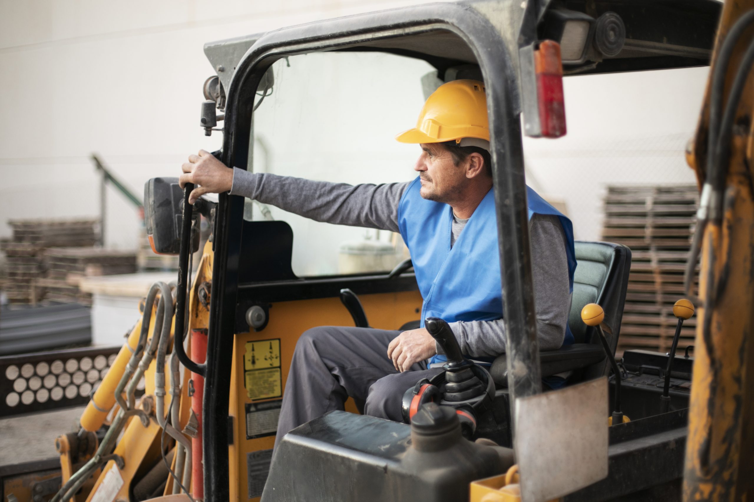 man-using-excavator-digging-day-light